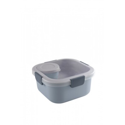 Sunware Sigma Home 3-teiliges Lunchpaket -17,7x17,7x8,7cm - blaugrau/dunkel blau