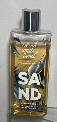 Rare Bath & Body Works Island White Sand Shower Gel Tahitian 8 oz Discontinued  