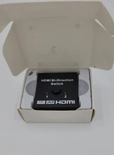 Switch Splitter HDMI Bi-Directional 4K 2 Port 2x1 or 1x2  HDCP New