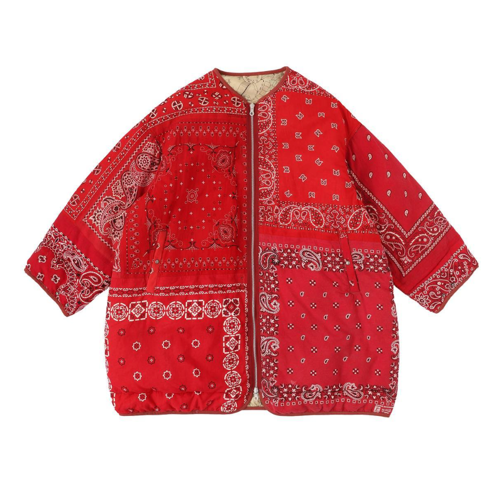 VISVIM BANDANA LINER COAT 0323105013004 (VT.BANDANA) W size VISVIM BANDANA LINER COAT 0323105013004 (VT.BANDANA) W size