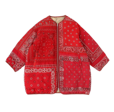 VISVIM BANDANA LINER COAT 0323105013004 (VT.BANDANA) W size VISVIM BANDANA LINER COAT 0323105013004 (VT.BANDANA) W size