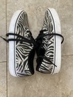 Vans Doheny Decon Metallic Zebra Black & White Womens Sz 9 Skater Shoes Sneaker — photo 5