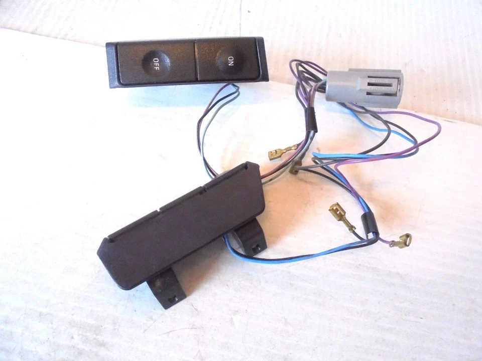 F4VY-9C888-CA 1994 LINCOLN TOWN CAR CRUISE CONTROL SWITCH BLUE NEW ORIGINAL - Image 2 of 4