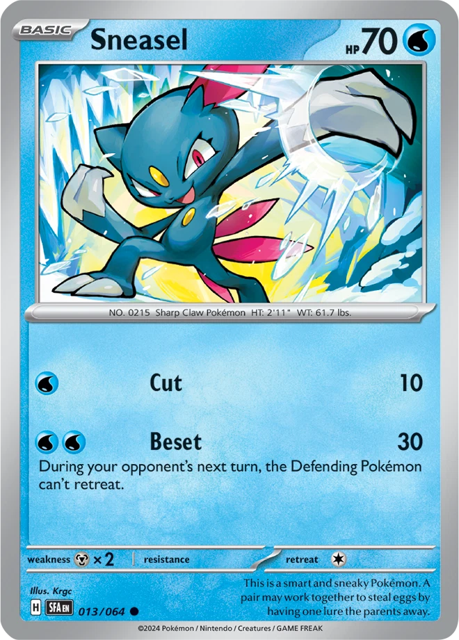Sneasel Pokémon TCG Cards for sale | eBay