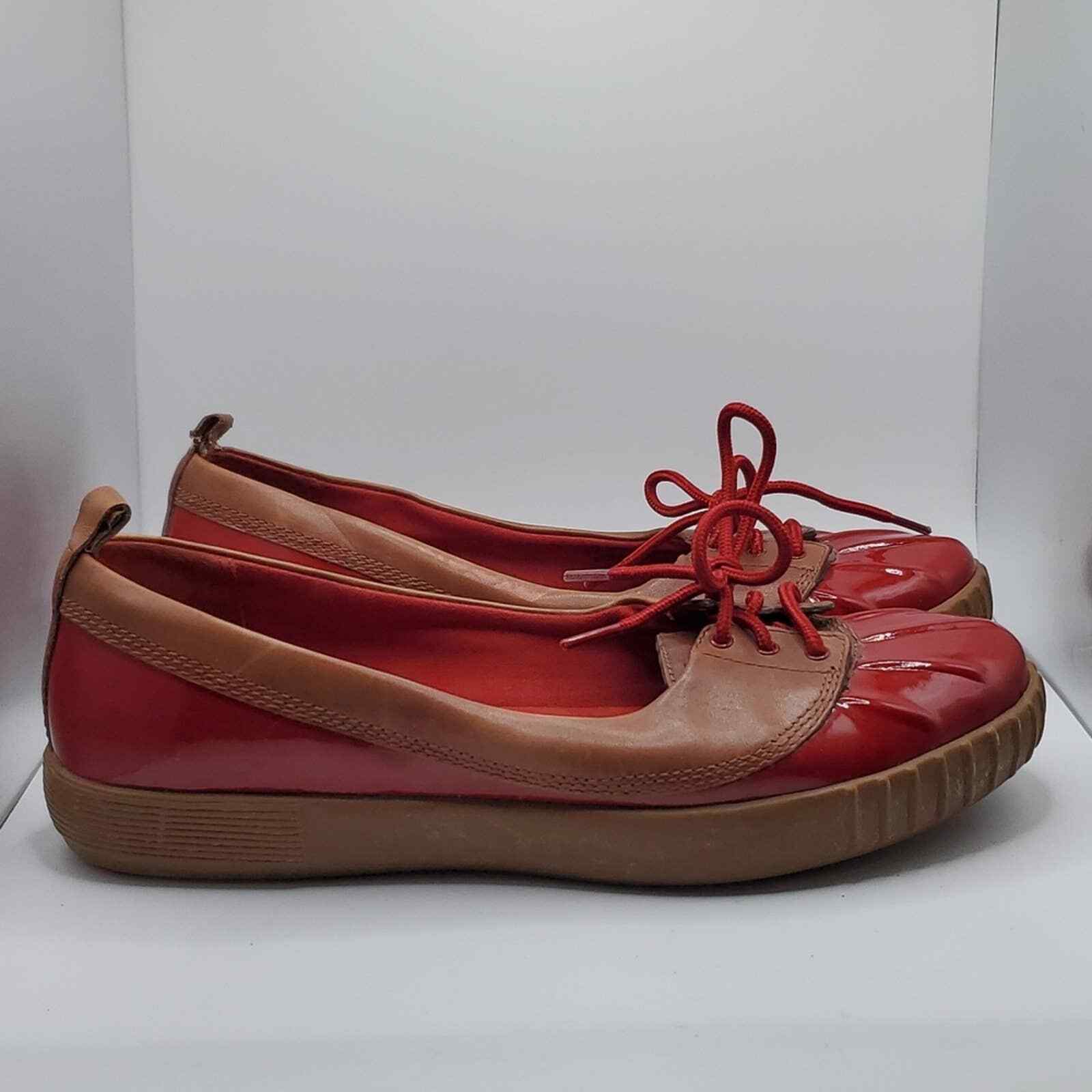 duck boot ballet flats