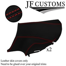 ROT NAHT LEDER 2X HECK OBERE + TIEFER T?RKARTEN DECKEL F?R NISSAN 300ZX Z32