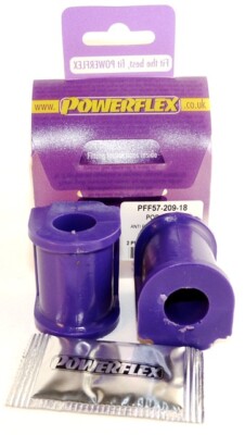2 x Powerflex PFF57-209-18 PU Stabilager Hinten 18mm für Porsche 993 968 944 964