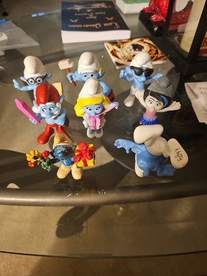 Lot Of SMURFS Bundle Excellent Condition. As Seen In Pictures. 8 Smurfs. 1980s