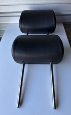 1998 - 2010 Vw Beetle Coupe Rear Seat Oem Headrest Pair Both Set Black Leather 1998 - 2010 Vw Beetle Coupe Rear Seat Oem Headrest Pair Both Set Black Leather