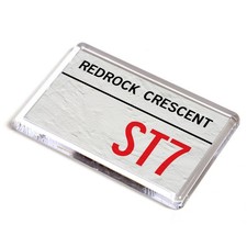 FRIDGE MAGNET - Redrock Crescent ST7 - UK Postcode