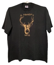 Vintage 2002 A Hunter’s Wish T-Shirt Men’s XL Whitetail Deer Poem Double Sided