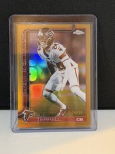 2025 Topps Chrome - A.J. Terrell #19 - True Gold Refractor /50