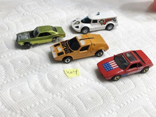 1960s HOT WHEELS RED LINE & MATCHBOX VEHICLE COLLECTION w CAMARO BATMAN LOT #24