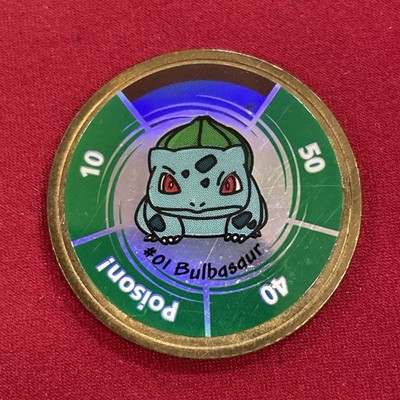 Bulbasaur Coin Pokemon Hasbro #01 Bulbasaur Battling Coin Game Collector Item | eBay