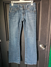 Miss Me Women  s Bootcut Jeans Blue Medium Wash Denim Embellished 27 JP4656-2R
