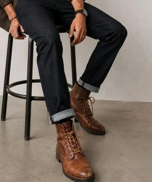 BULL BOXER | Brown Boots |  Men\'s Casual Work Moto Winter lace up 12 US s-l400.jpg main image 3
