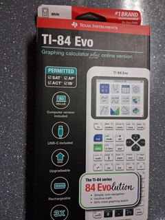 NEW/OPENBOX TEXAS INSTRUMENTS TI 84 EVO CALCOLATRICE GRAFICA BIANCO