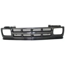 Grille For 1991-93 Chevrolet S10 1991-94 S10 Blazer Textured Black Shell Insert