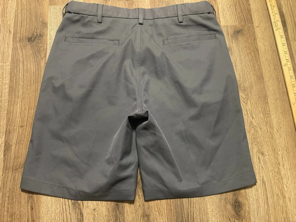 Pantalones Cortos Haggar, Para Hombre Talla 34, Gris, Cool18 Pro, Pantalones Cortos Chinos Foto 2 de 4