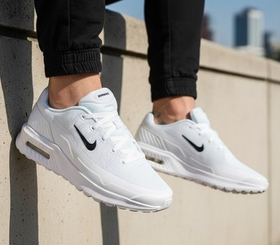 New NIKE Air Max Men's classic Athletic Sneakers shoes white black all sizes