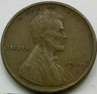 US 1909 Lincoln Wheat Cent  **