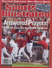 John Lackey - Anaheim Angels Signed Sports Illustrated 11/4/2002 NO LABEL