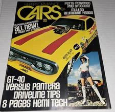 Hi-Performance Cars Magazine Vintage June 1973 Keith Black Amalie GT-40 Funny