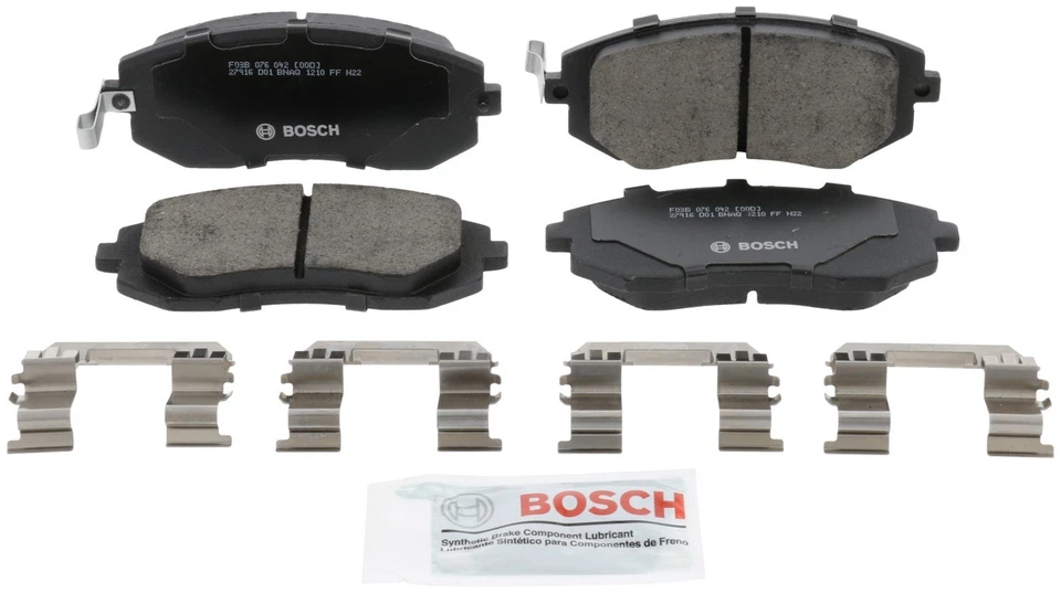 Bosch QuietCast Ceramic Brake Pad and Rotor Kit For 03-07 Subaru Impreza Saab Foto 2 de 4