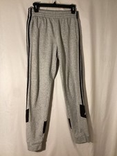 Adidas Youth Boys Gray 3-Stripes Jogger Sweatpants Size XL 18/20