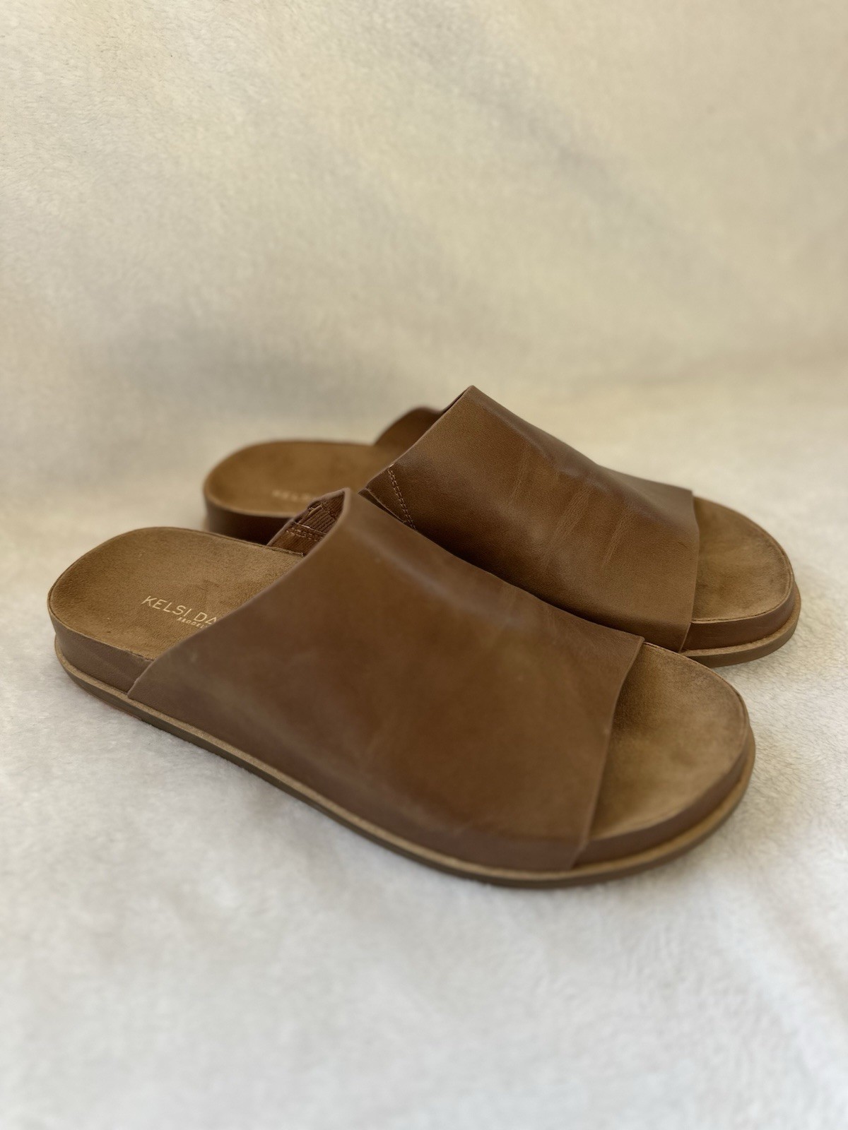 Kelsi Dagger Brooklyn Women's Squish Sandal Slide, Size 9 Camel Anthropologie