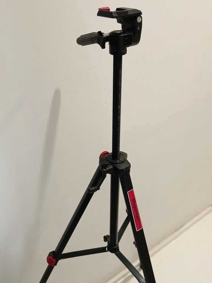 Treppiede Per Macchina Fotografica Telecamera Reporter In Alluminio  - Immagine 4 di 4