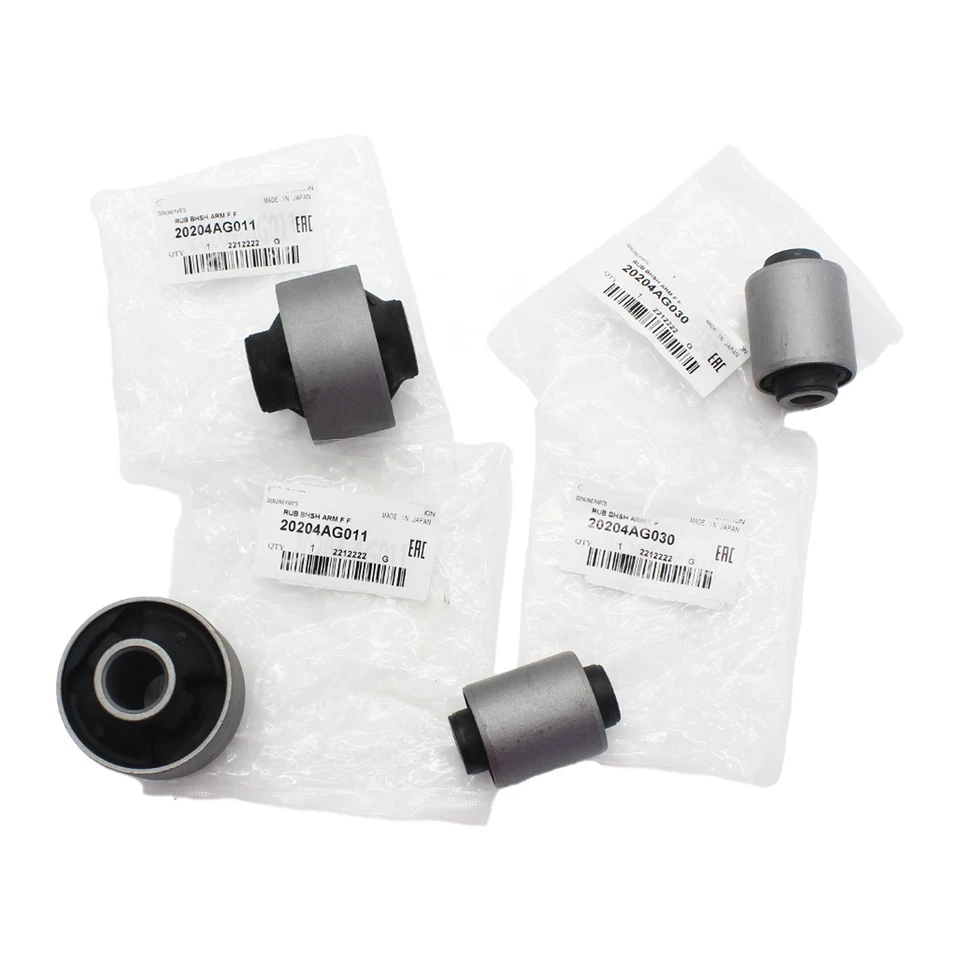 4PCS Front Arm Bushing 20204AG030 20204AG011 For Subaru Suspension Repair - Image 2 of 4