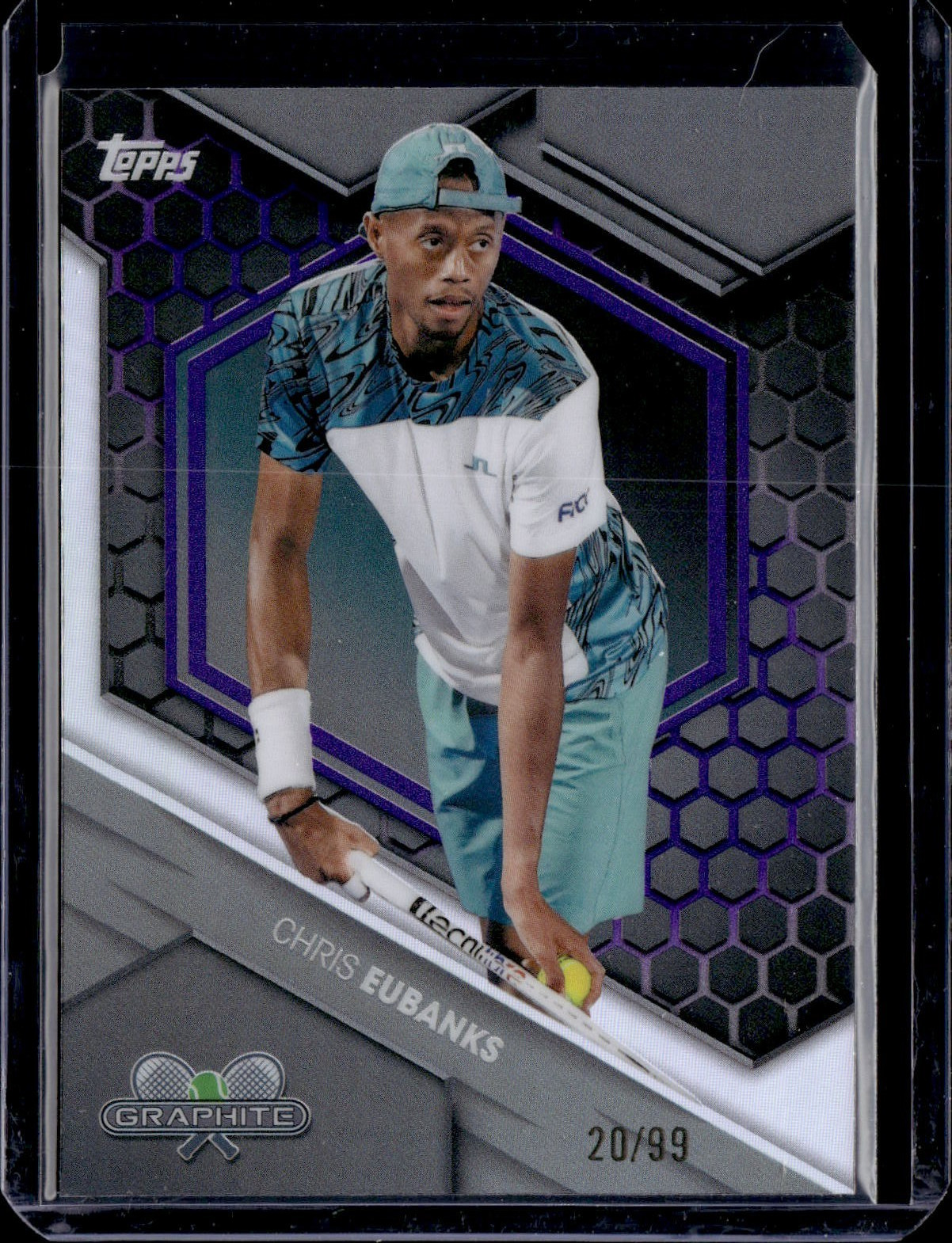 2026 Topps Graphite Tennis #119 Chris Eubanks Purple Refractor /99