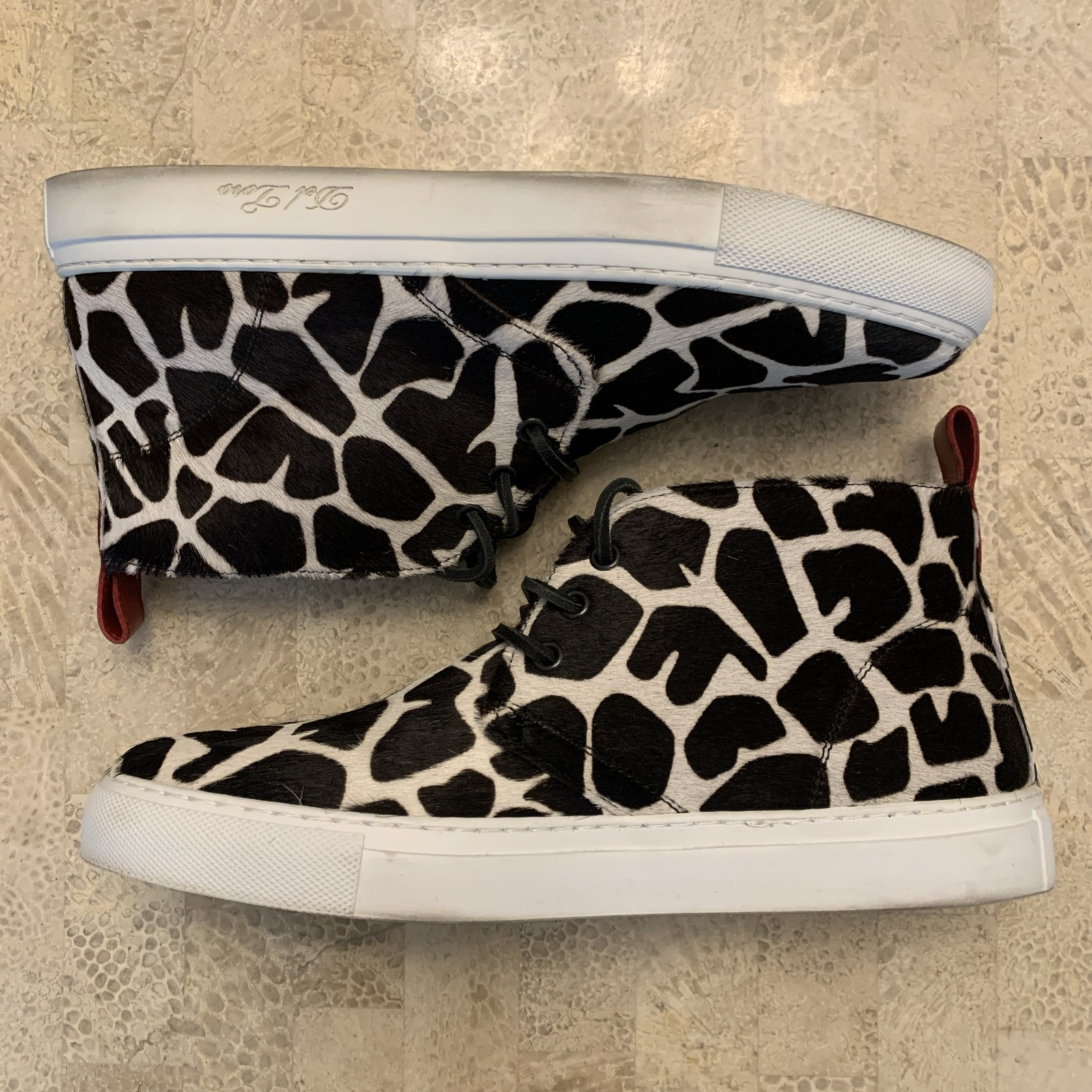 Chukka Del Toro Giraffa Pony Hair Made in Italy Uomo Taglia 8