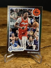 2025 Topps Basketball #80BK-34 GG Jackson II - 45 Anniversary Memphis Grizzlies