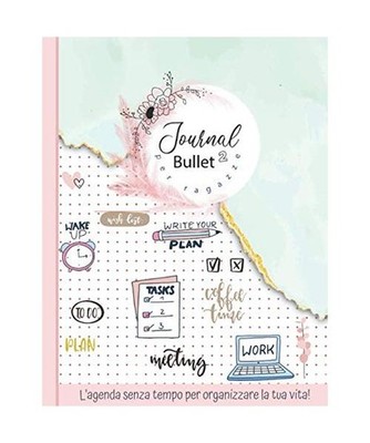 Bullet Journal 2 per ragazze: Agenda precompilata senza tempo - dimensioni 21,59
