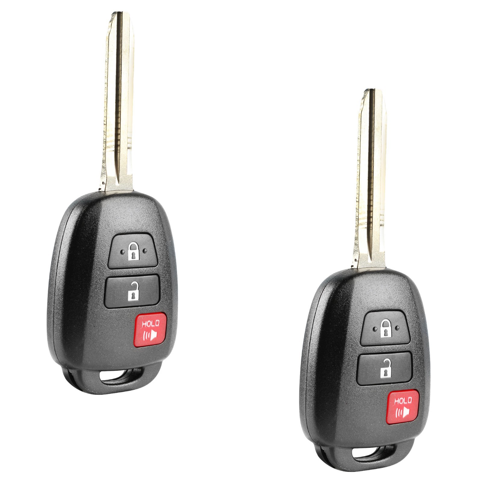 2 For Hyq12bdm Toyota Prius C Keyless Remote Fob Car Ignition Uncut Key 3Btn