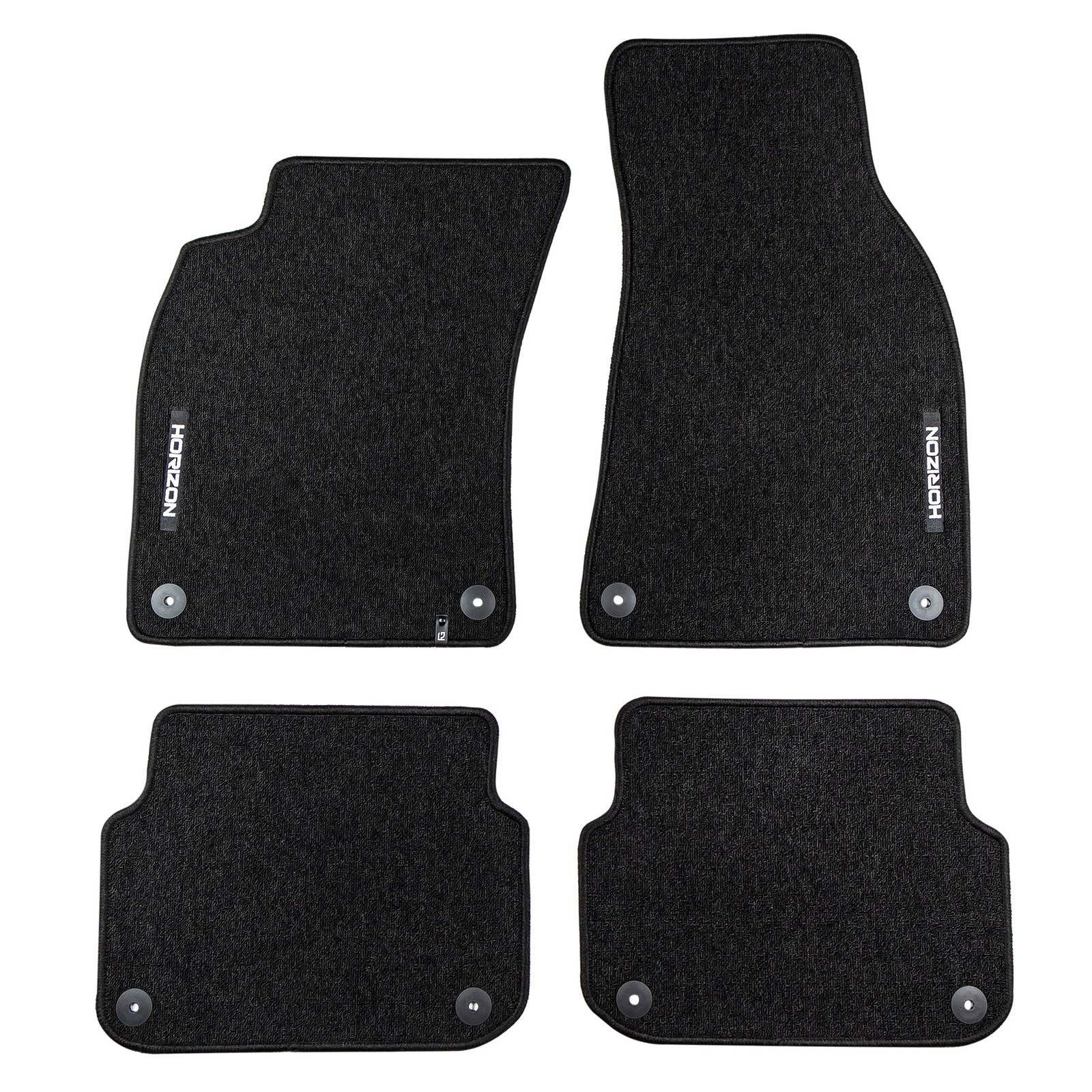 Tapis de sol voiture Audi A6 C6 en velours robuste anti-usure pour une protection durable