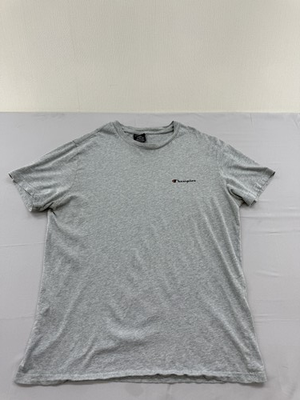 #ad Champion Mens Gray Large Short Sleeve Crew Neck T Shirt $56.35