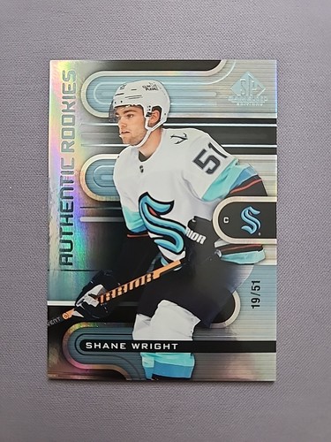 2022-23 UD SP Game Used Shane Wright Authentic Rookie /51 - Seattle Kraken