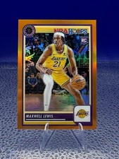MAXWELL LEWIS 2023-24 Panini NBA Hoops Premium Stock ORANGE SP /299 RC LAKERS