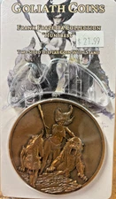 Frank Frazetta's "Huntress" Goliath Coin