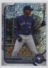 2022 Bowman Chrome Prospects Shimmer Refractor Luis Meza #BCP-209 0b3
