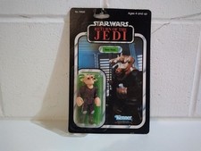 Vintage Star Wars 1983 77-Back Ree-Yees ROTJ MOC Clear Bubble