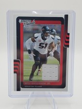 2025 Panini Donruss Donruss Threads Will Anderson #DTH-WAJ (MEM)
