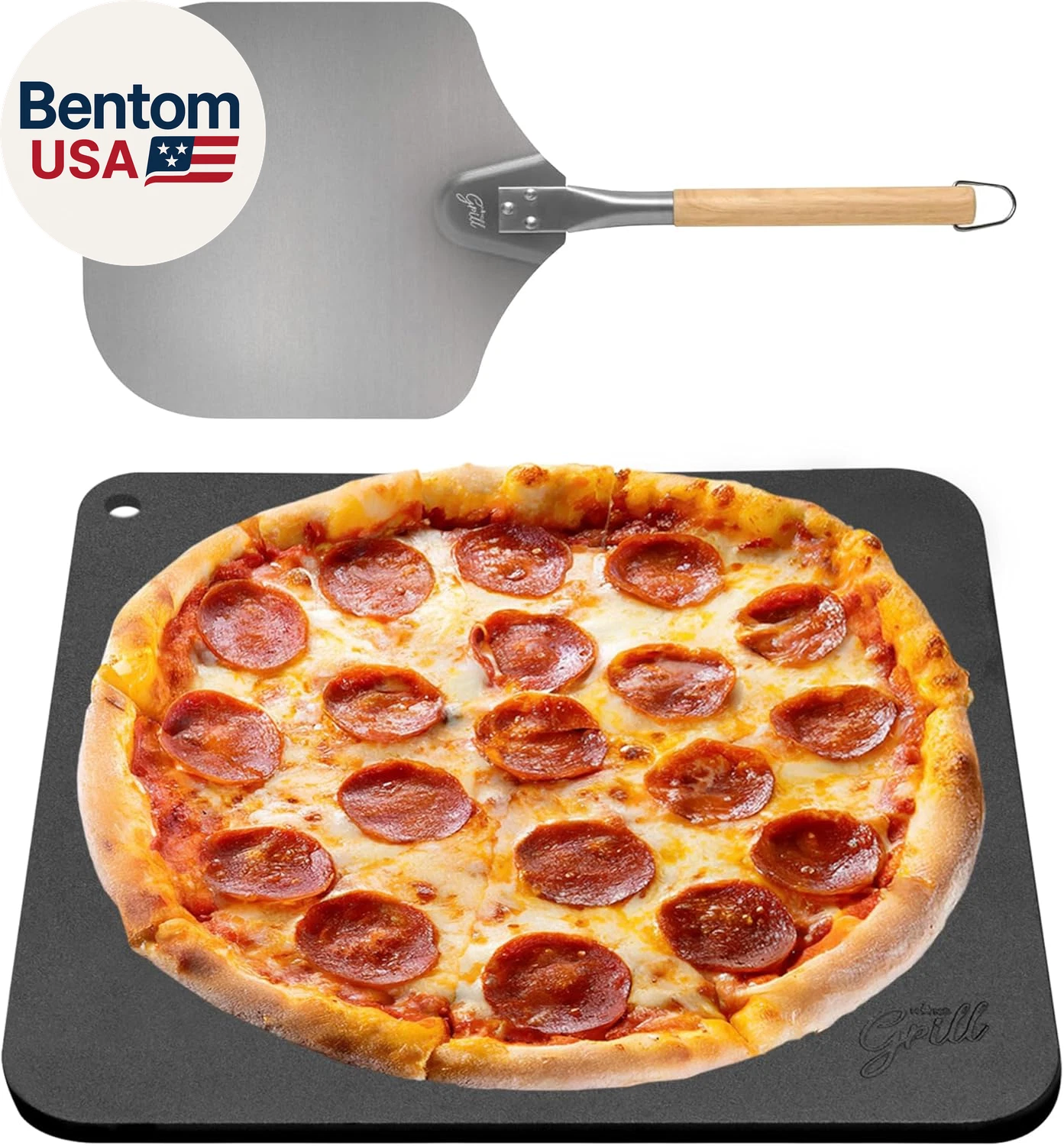 Pizza Steel PRO by | XL 1/4" Thick Square Conductive Metal Baking Steel for Ove