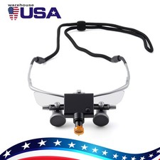 Lente d'ingrandimento chirurgica dentale 2,5 x 3,5 x regolabile PD design ribaltabile blocco a vite visione