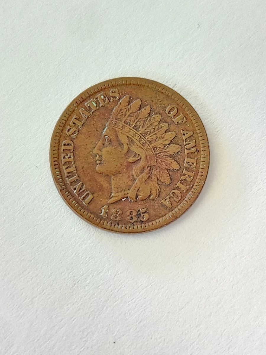 Circulated 1885 Year Indian Head Small Cents (1859-1909) for sale