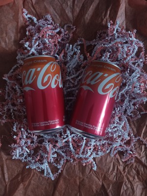  New Unopened Limited Edition Coca Cola Orange Cream Vanilla Soda (2 Cans)