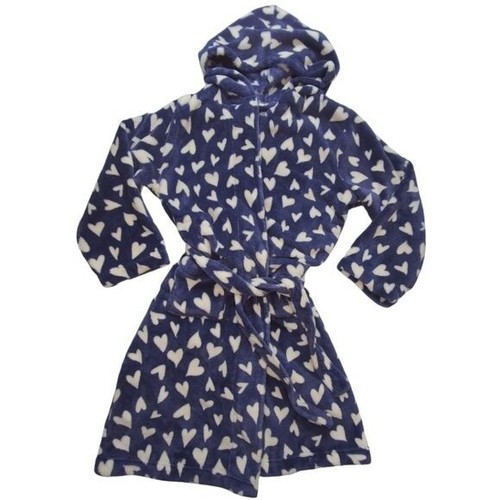 Tucker + Tate Robe Big Girls Plush Hooded Belt Hearts L 10/12 - Picture 5 of 5
